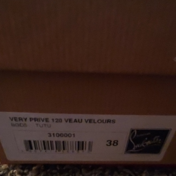 CHRISTIAN LOUBOUTIN Veau Velours Very Prive 120 - Picture 7 of 8